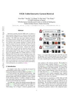 UIGR: Unified Interactive Garment Retrieval
