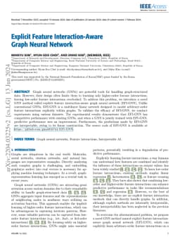 Explicit Feature Interaction-aware Graph Neural Networks