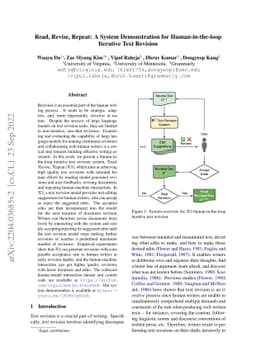 Read, Revise, Repeat: A System Demonstration for Human-in-the-loop
  Iterative Text Revision
