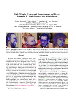 DAD-3DHeads: A Large-scale Dense, Accurate and Diverse Dataset for 3D
  Head Alignment from a Single Image