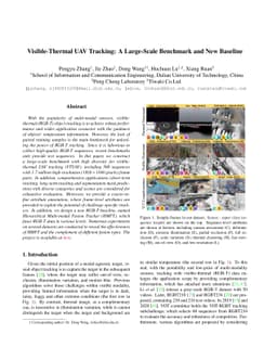 Visible-Thermal UAV Tracking: A Large-Scale Benchmark and New Baseline