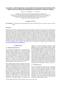 Sat2lod2: A Software For Automated Lod-2 Modeling From Satellite-Derived
  Orthophoto And Digital Surface Model