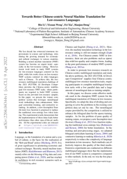Towards Better Chinese-centric Neural Machine Translation for
  Low-resource Languages