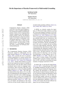 On the Importance of Karaka Framework in Multi-modal Grounding