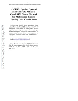 A3CLNN: Spatial, Spectral and Multiscale Attention ConvLSTM Neural
  Network for Multisource Remote Sensing Data Classification