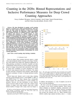 Counting in the 2020s: Binned Representations and Inclusive Performance
  Measures for Deep Crowd Counting Approaches