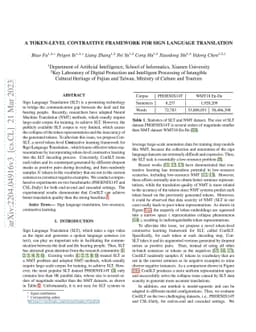 A Token-level Contrastive Framework for Sign Language Translation