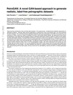 PetroGAN: A novel GAN-based approach to generate realistic, label-free
  petrographic datasets