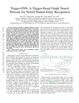 Trigger-GNN: A Trigger-Based Graph Neural Network for Nested Named
  Entity Recognition