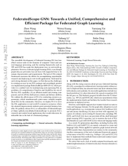 FederatedScope-GNN: Towards a Unified, Comprehensive and Efficient
  Package for Federated Graph Learning