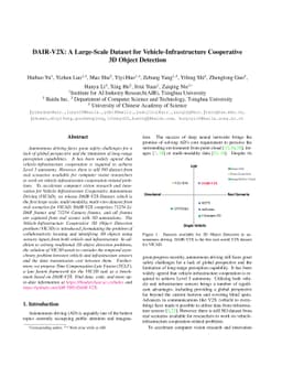 DAIR-V2X: A Large-Scale Dataset for Vehicle-Infrastructure Cooperative
  3D Object Detection