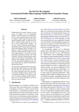 Do Not Fire the Linguist: Grammatical Profiles Help Language Models
  Detect Semantic Change