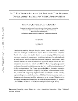 PyDTS: A Python Package for Discrete-Time Survival (Regularized)
  Regression with Competing Risks