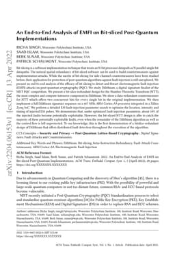 An End-to-End Analysis of EMFI on Bit-sliced Post-Quantum
  Implementations