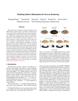 Modeling Indirect Illumination for Inverse Rendering