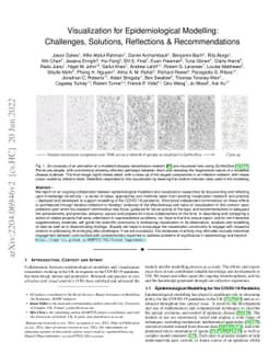 Visualization for Epidemiological Modelling: Challenges, Solutions,
  Reflections & Recommendations