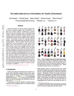 The multi-modal universe of fast-fashion: the Visuelle 2.0 benchmark