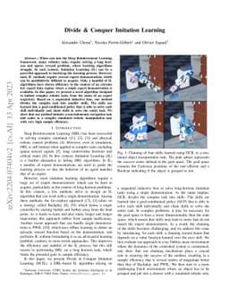 Divide & Conquer Imitation Learning