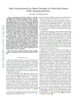 Deep Learning-based List Sphere Decoding for Faster-than-Nyquist (FTN)
  Signaling Detection