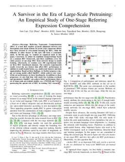 A Survivor in the Era of Large-Scale Pretraining: An Empirical Study of
  One-Stage Referring Expression Comprehension