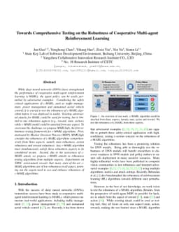Towards Comprehensive Testing on the Robustness of Cooperative
  Multi-agent Reinforcement Learning