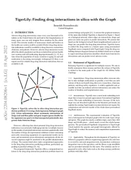 TigerLily: Finding drug interactions in silico with the Graph