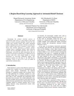 A Region-Based Deep Learning Approach to Automated Retail Checkout