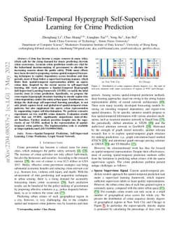 Spatial-Temporal Hypergraph Self-Supervised Learning for Crime
  Prediction