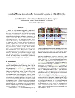 Modeling Missing Annotations for Incremental Learning in Object
  Detection