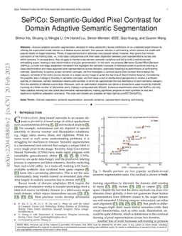 SePiCo: Semantic-Guided Pixel Contrast for Domain Adaptive Semantic
  Segmentation