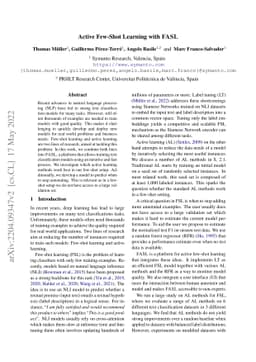 Active Few-Shot Learning with FASL
