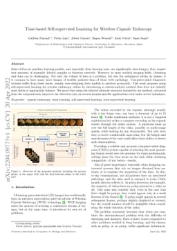 Time-based Self-supervised Learning for Wireless Capsule Endoscopy