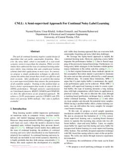 CNLL: A Semi-supervised Approach For Continual Noisy Label Learning