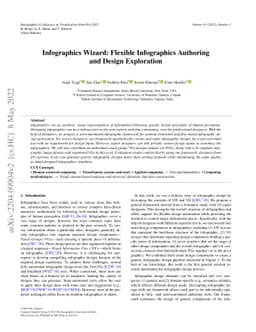 Infographics Wizard: Flexible Infographics Authoring and Design
  Exploration
