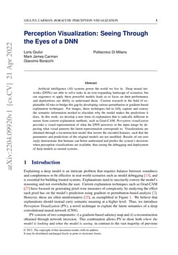 Perception Visualization: Seeing Through the Eyes of a DNN
