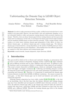 Understanding the Domain Gap in LiDAR Object Detection Networks
