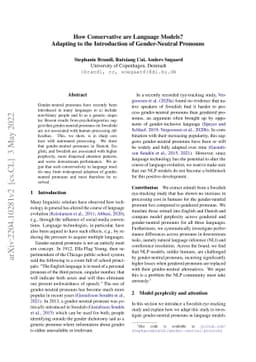 How Conservative are Language Models? Adapting to the Introduction of
  Gender-Neutral Pronouns