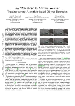 Pay "Attention" to Adverse Weather: Weather-aware Attention-based Object
  Detection