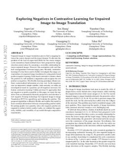 Exploring Negatives in Contrastive Learning for Unpaired Image-to-Image
  Translation