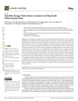 Satellite Image Time Series Analysis for Big Earth Observation Data