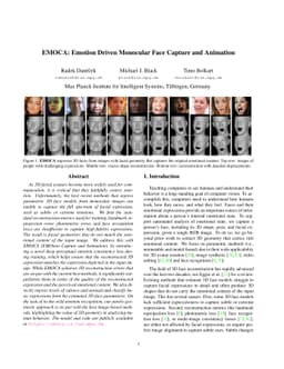EMOCA: Emotion Driven Monocular Face Capture and Animation