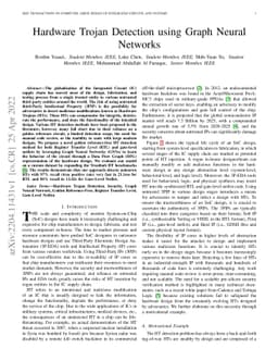 Hardware Trojan Detection using Graph Neural Networks