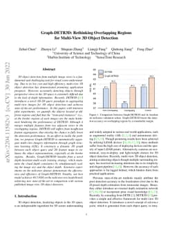 Graph-DETR3D: Rethinking Overlapping Regions for Multi-View 3D Object
  Detection
