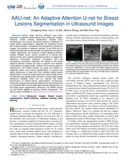 AAU-net: An Adaptive Attention U-net for Breast Lesions Segmentation in
  Ultrasound Images