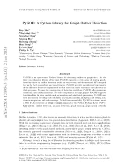 PyGOD: A Python Library for Graph Outlier Detection
