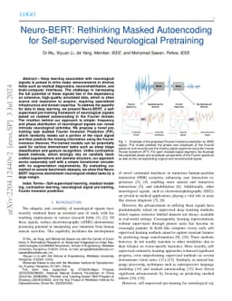 Neuro-BERT: Rethinking Masked Autoencoding for Self-supervised
  Neurological Pretraining