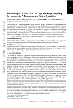 Scheduling IoT Applications in Edge and Fog Computing Environments: A
  Taxonomy and Future Directions