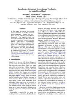 Developing Universal Dependency Treebanks for Magahi and Braj