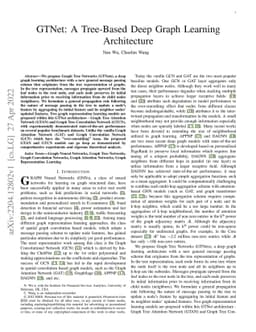 GTNet: A Tree-Based Deep Graph Learning Architecture