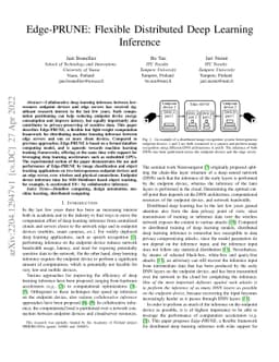 Edge-PRUNE: Flexible Distributed Deep Learning Inference